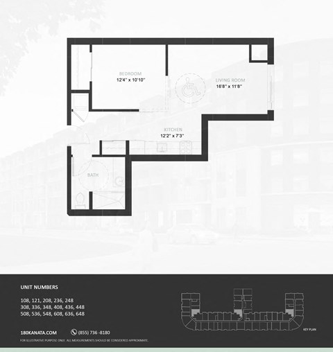 1Ci BF Floor Plan at The Woods at 180 Kanata Avenue, Kanata, ON, K2K 3L9